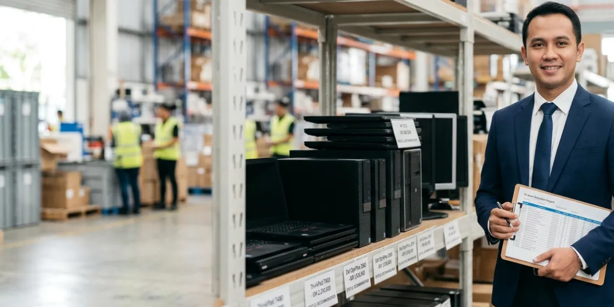 harga komputer bekas korporat b2b pasar sekunder IT Indonesia 2025