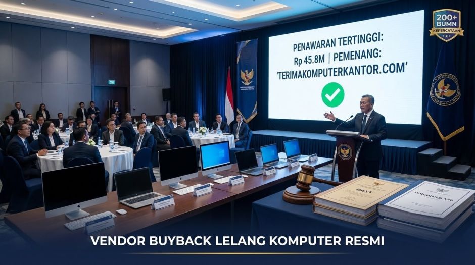 lelang komputer bekas kantor