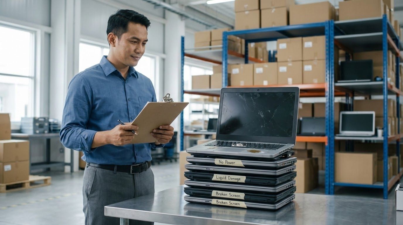 Laptop rusak atau mati total yang menumpuk di gudang perusahaan Anda bukan lagi aset produktif, namun tetap memiliki nilai ekonomis signifikan.