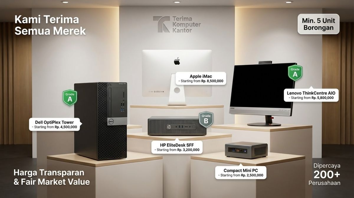 aset it terima komputer kantor borongan