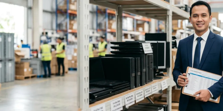 harga komputer bekas korporat b2b pasar sekunder IT Indonesia 2025