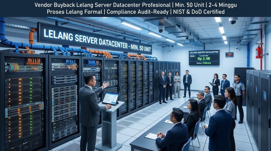 lelang server bekas datacenter