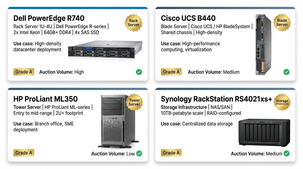 jenis server untuk lelang
