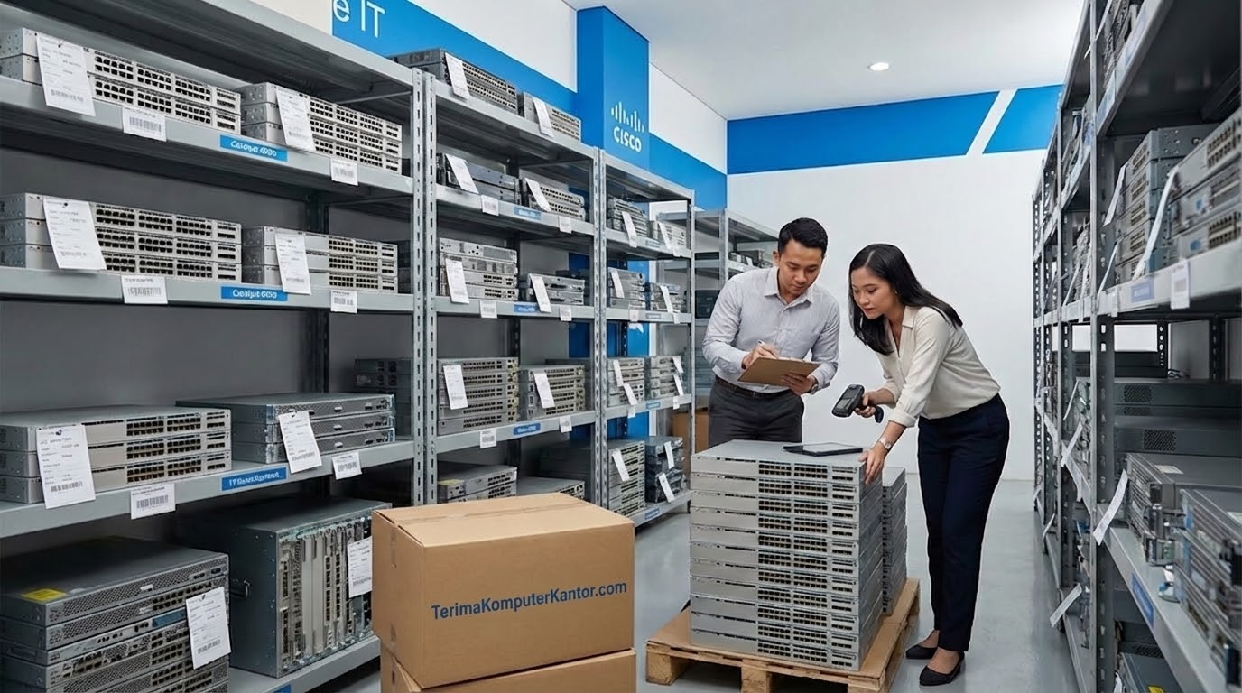 Terima Komputer Kantor menyediakan layanan pembelian perangkat Cisco bekas untuk kebutuhan likuidasi aset perusahaan. 