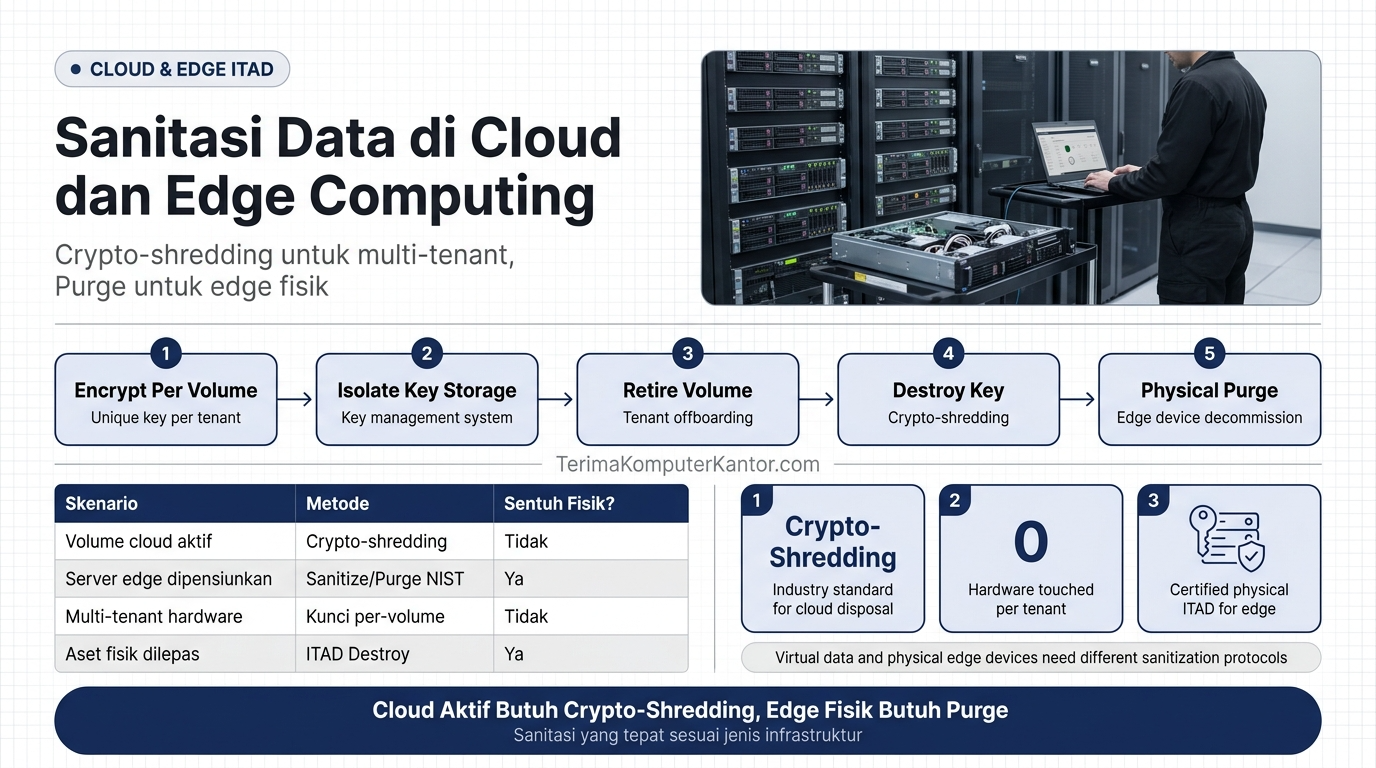 diagram proses crypto-shredding pada volume virtual multi-tenant lingkungan cloud
